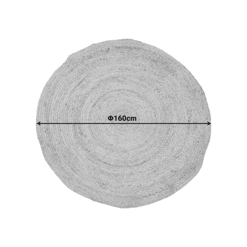 Χαλί Solon  μπεζ γιούτα Φ160x1εκ - Pakobazaar