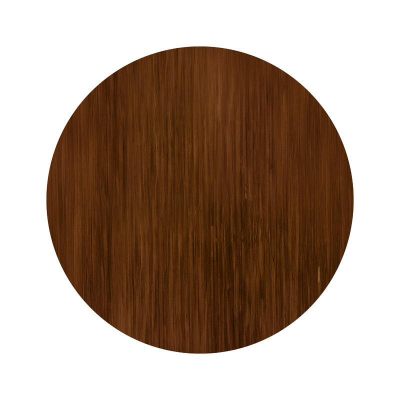 Επιφάνεια τραπεζιού Jedre  τ.Werzalit καρυδί Φ60εκ - Image 1