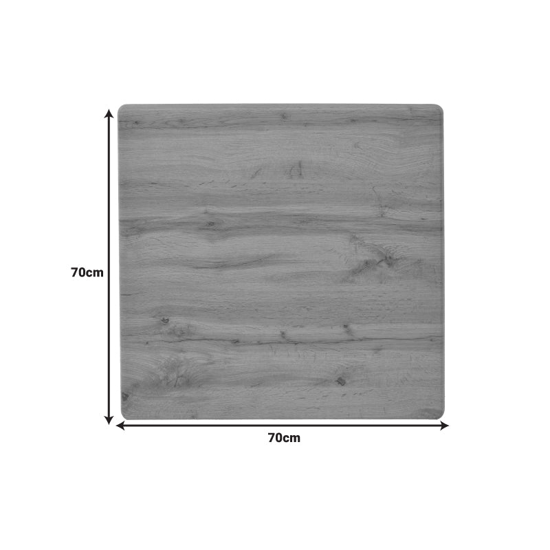 Επιφάνεια τραπεζιού Wimeja  τ.Werzalit σε oak απόχρωση 70x70εκ - Image 3