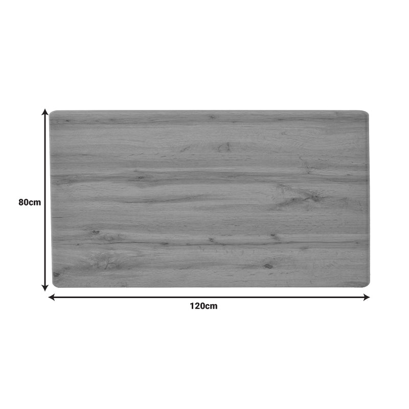 Επιφάνεια τραπεζιού Wimeja  τ.Werzalit σε oak απόχρωση 120x80εκ - Pakobazaar