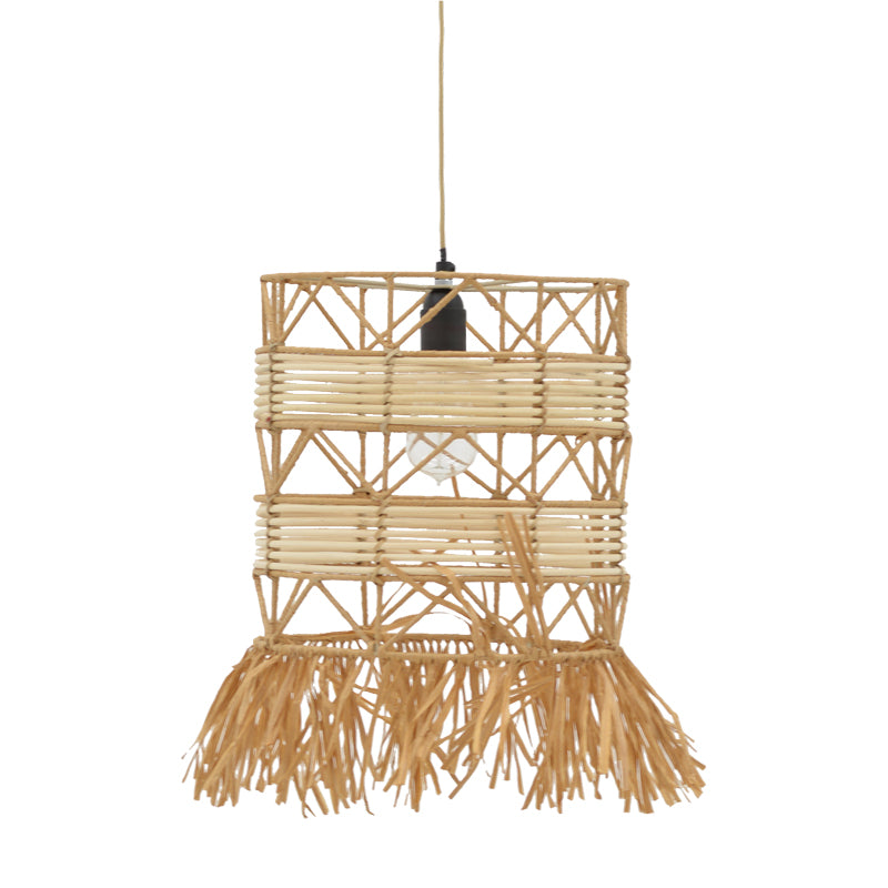 Φωτιστικό οροφής Crossio Inart E27 φυσικό Φ30x110εκ - Pakobazaar