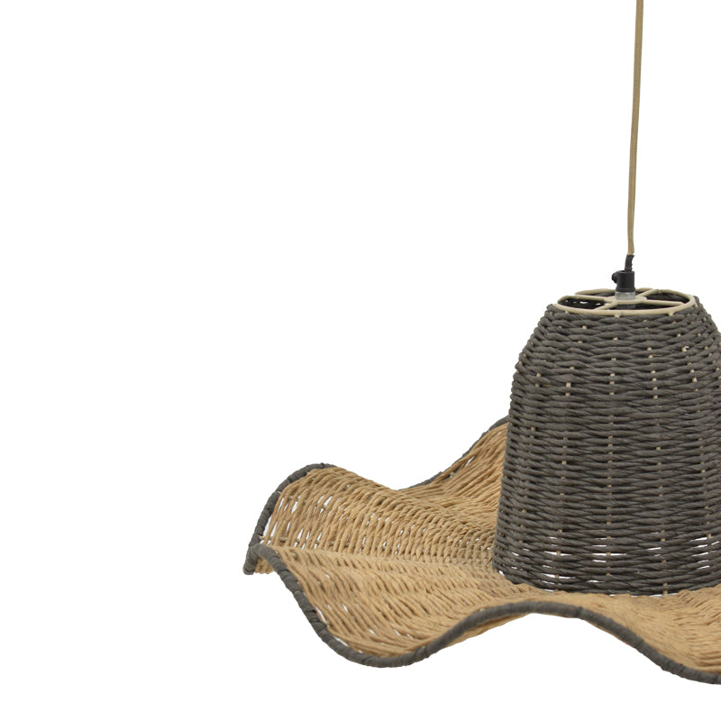 Φωτιστικό οροφής Darla Inart E27 φυσικό Φ57x110εκ - Image 3