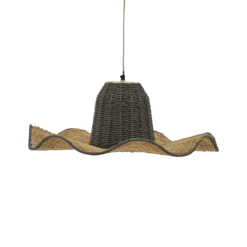 Φωτιστικό οροφής Darla Inart E27 φυσικό Φ57x110εκ - Image 1