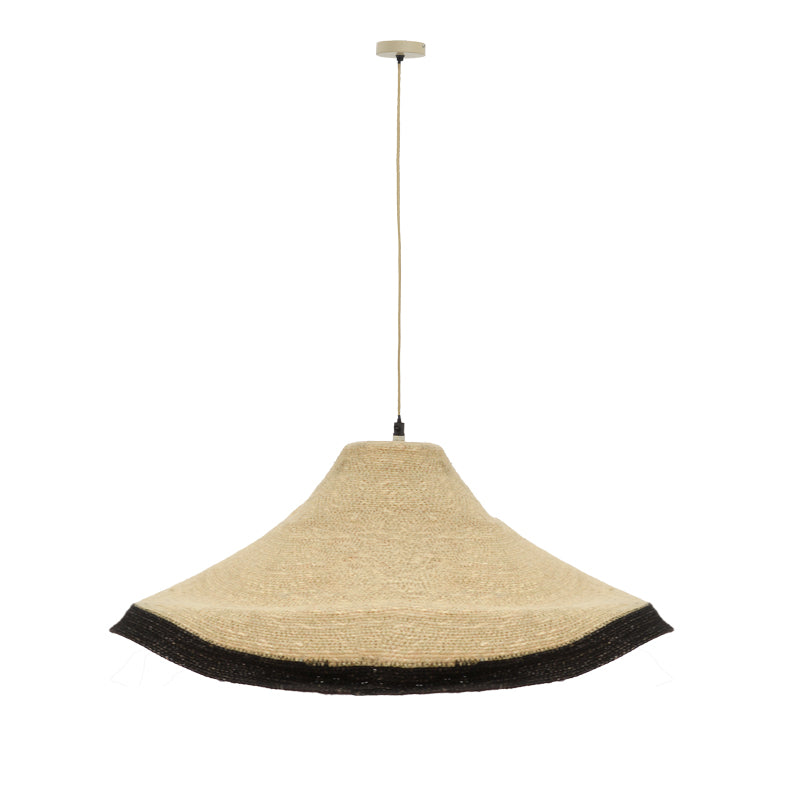 Φωτιστικό οροφής Hatty Inart E27 φυσικό Φ60x115εκ - Pakobazaar