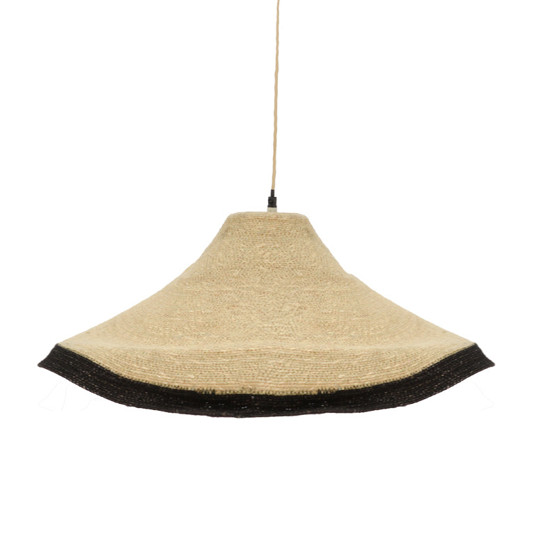 Φωτιστικό οροφής Hatty Inart E27 φυσικό Φ60x115εκ - Pakobazaar