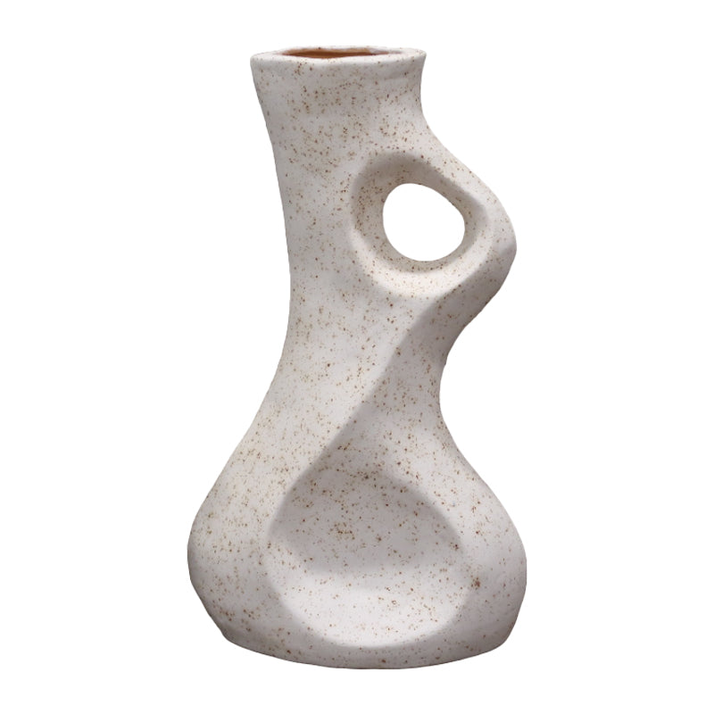 Επιτραπέζιο διακοσμητικό Ferduo Inart λευκό terracotta 19x12x35εκ - Image 1