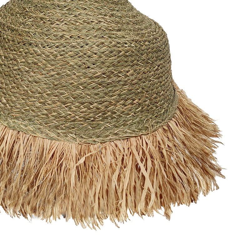 Φωτιστικό οροφής Boher Inart seagrass σε φυσική απόχρωση Φ33x76εκ - Image 3