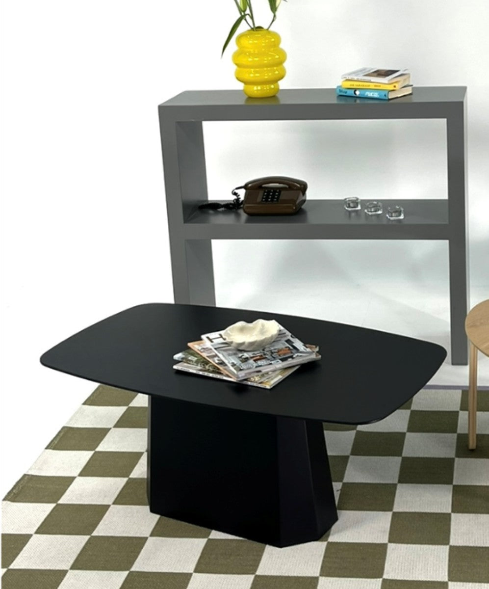 Τραπεζάκι Σαλονιού Merchia Μαύρο 100x54x42 εκ. MDF