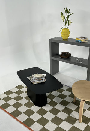 Τραπεζάκι Σαλονιού Merchia Μαύρο 100x54x42 εκ. MDF
