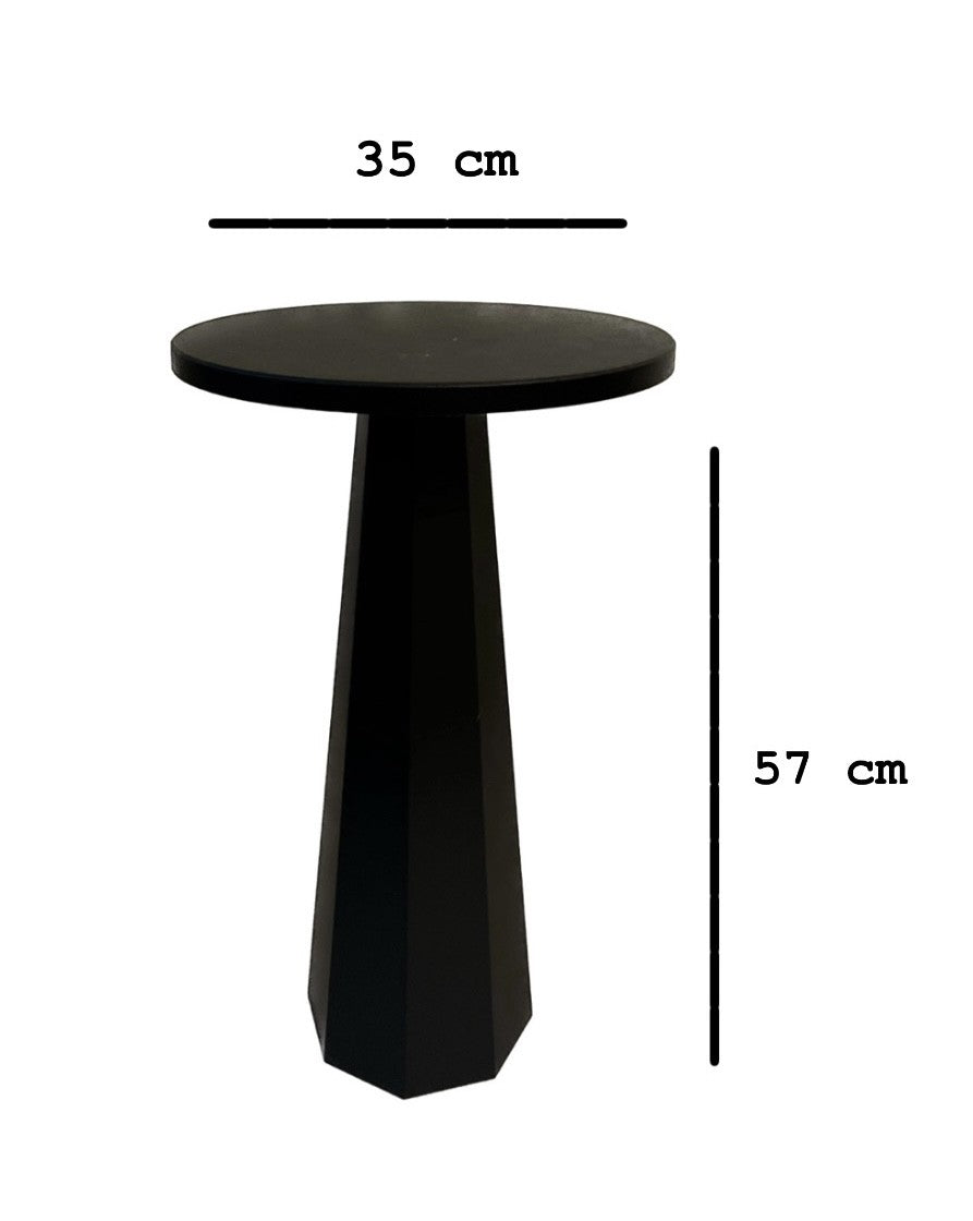 Βοηθητικό Τραπεζάκι Athikia Μαύρο 35x35x57 εκ. MDF