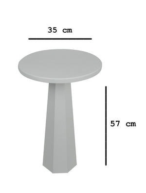 Βοηθητικό Τραπεζάκι Athikia Λευκό 35x35x57 εκ. MDF