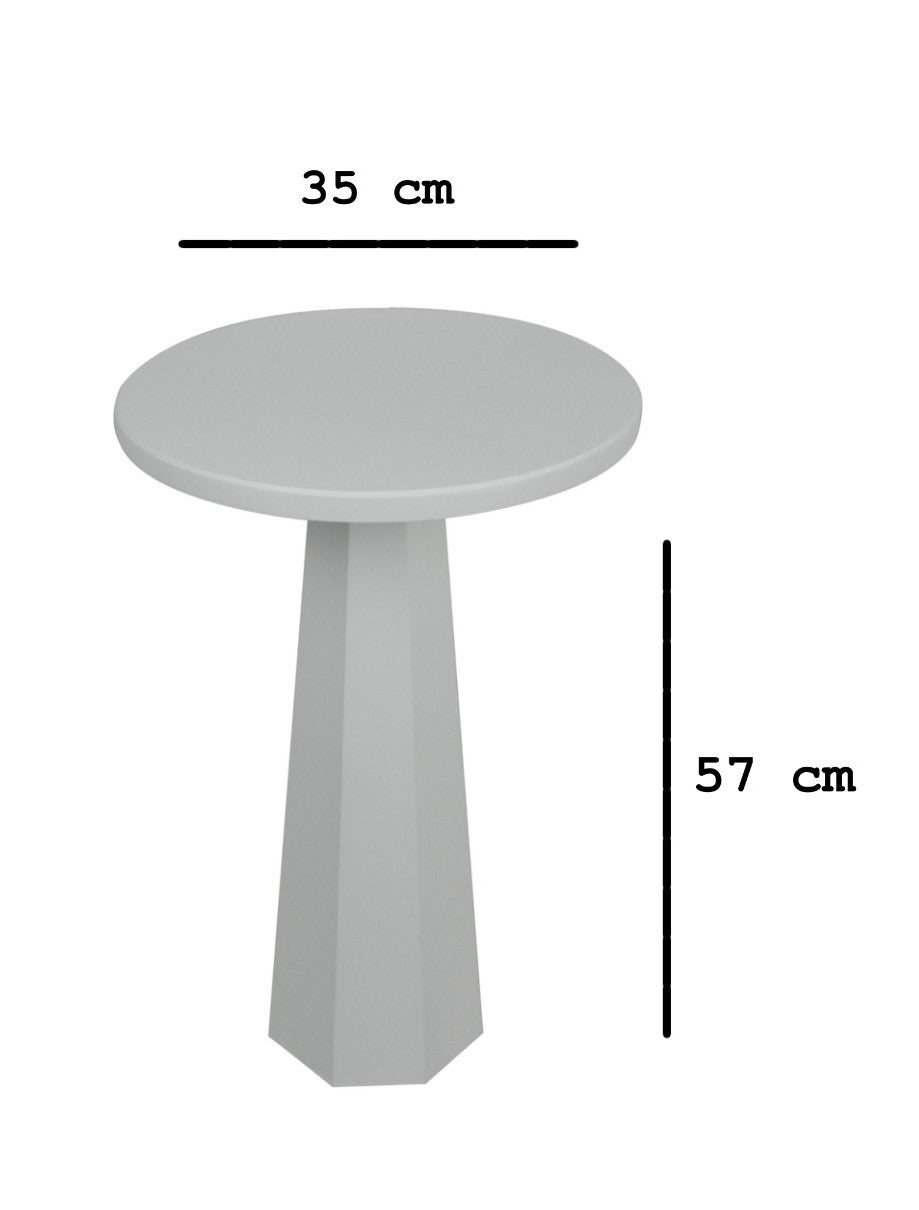 Βοηθητικό Τραπεζάκι Athikia Λευκό 35x35x57 εκ. MDF
