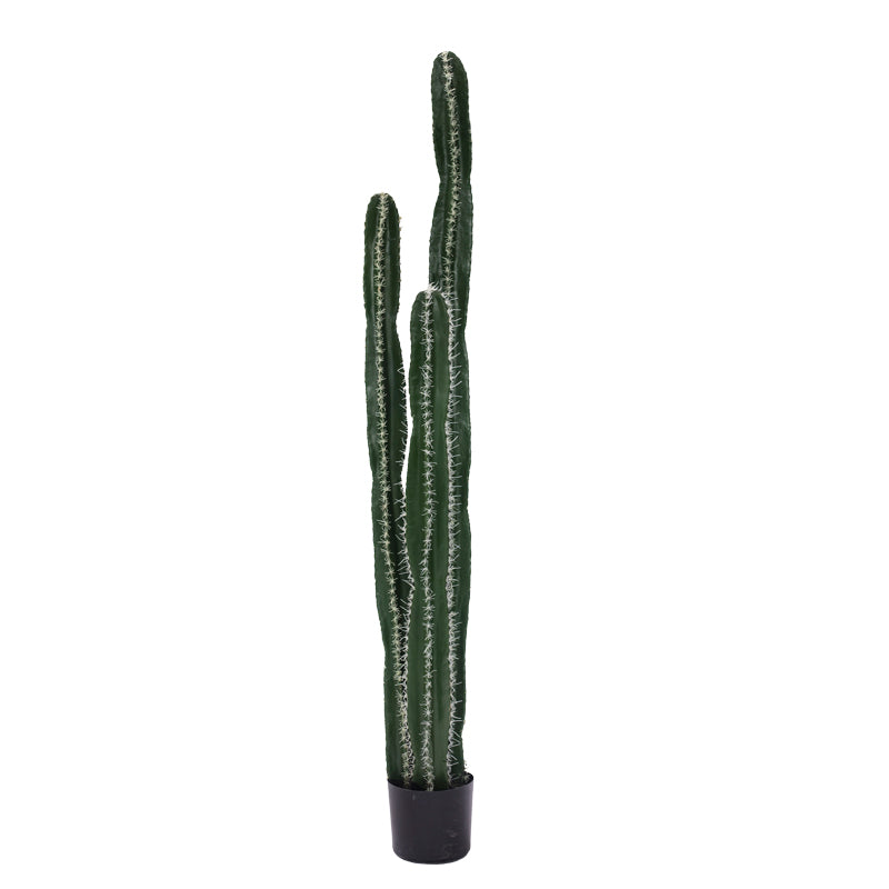 Διακοσμητικό φυτό Cactus II σε γλάστρα Inart πράσινο pp Υ155εκ - Pakobazaar