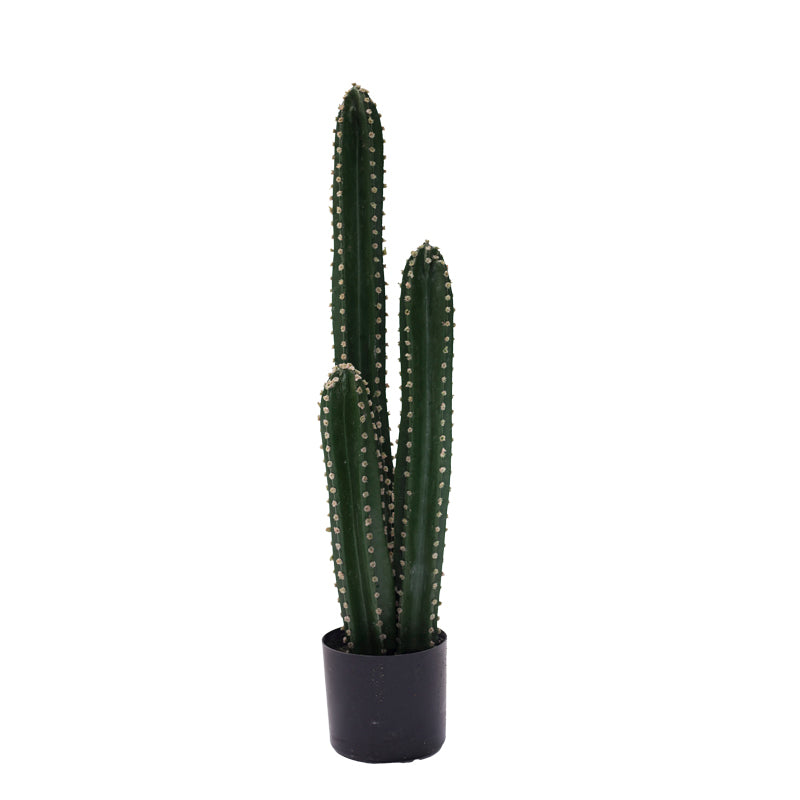 Διακοσμητικό φυτό Cactus III σε γλάστρα Inart πράσινο pp Υ85εκ - Image 1