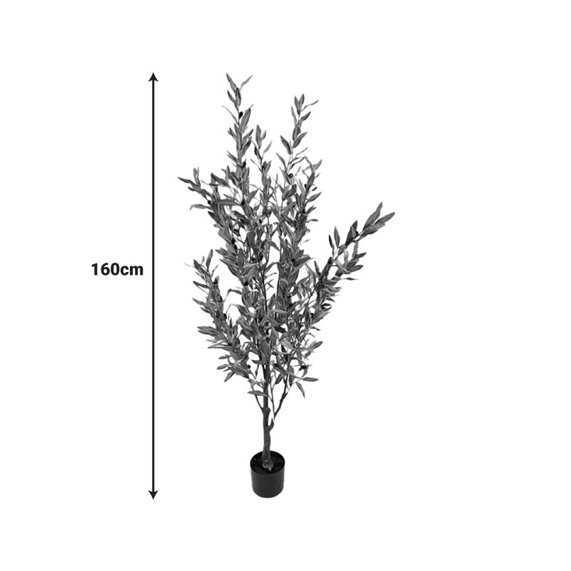 Διακοσμητικό φυτό Olive tree II σε γλάστρα Inart πράσινο pp Υ160εκ - Pakobazaar
