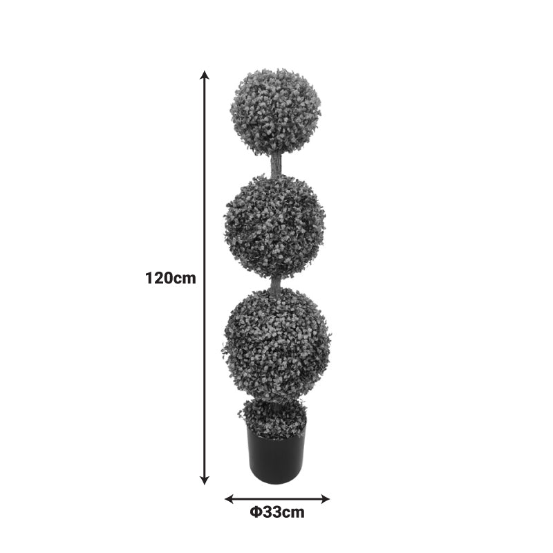 Διακοσμητικό φυτό Bolla IIΙ σε γλάστρα Inart πράσινο pp Φ33x120εκ - Pakobazaar