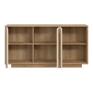 Μπουφές Chesto  μελαμίνη σε λευκή και oak απόχρωση 169.2x42x87εκ - Image 5