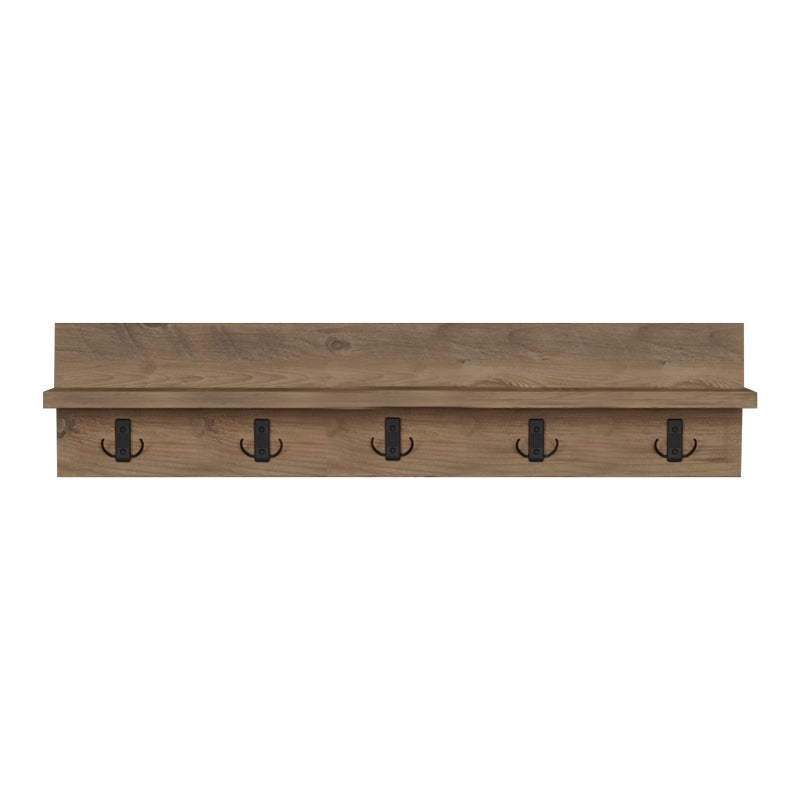 Κρεμάστρα τοίχου Esform  oak μελαμίνης 80x11x18εκ - Pakobazaar
