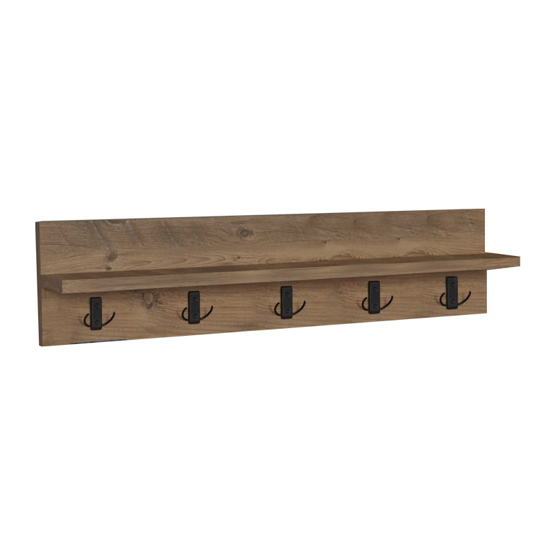 Κρεμάστρα τοίχου Esform  oak μελαμίνης 80x11x18εκ - Pakobazaar