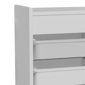 Συρταριέρα με καλάθια Toyli  λευκό μελαμίνης 45x30x78εκ - Image 4