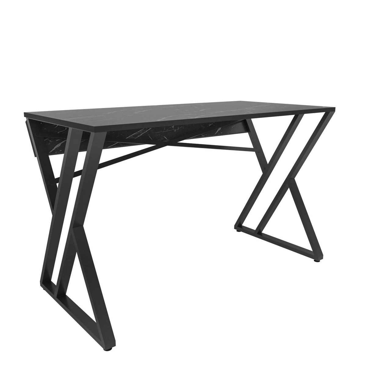 Γραφείο Iliochori Μαύρο 120x60x75 εκ. Μελαμίνης - Pakobazaar