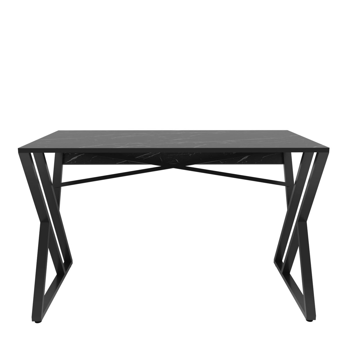 Γραφείο Iliochori Μαύρο 120x60x75 εκ. Μελαμίνης - Pakobazaar