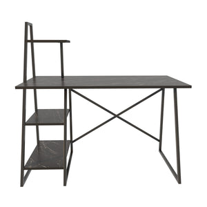 Γραφείο Daphnos Μαύρο 120x60x120 εκ. Μελαμίνης