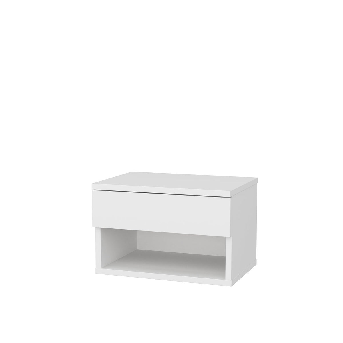 Κομοδίνο Anthili Λευκό 44.6x29x31.9 εκ. Μελαμίνης