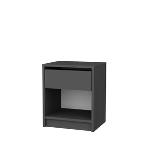 Κομοδίνο Episkopio Ανθρακί 44.6x35.9x52.8 εκ. Μελαμίνης