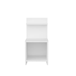 Κομοδίνο Frangista Λευκό 35.6x37.4x72 εκ. Μελαμίνης