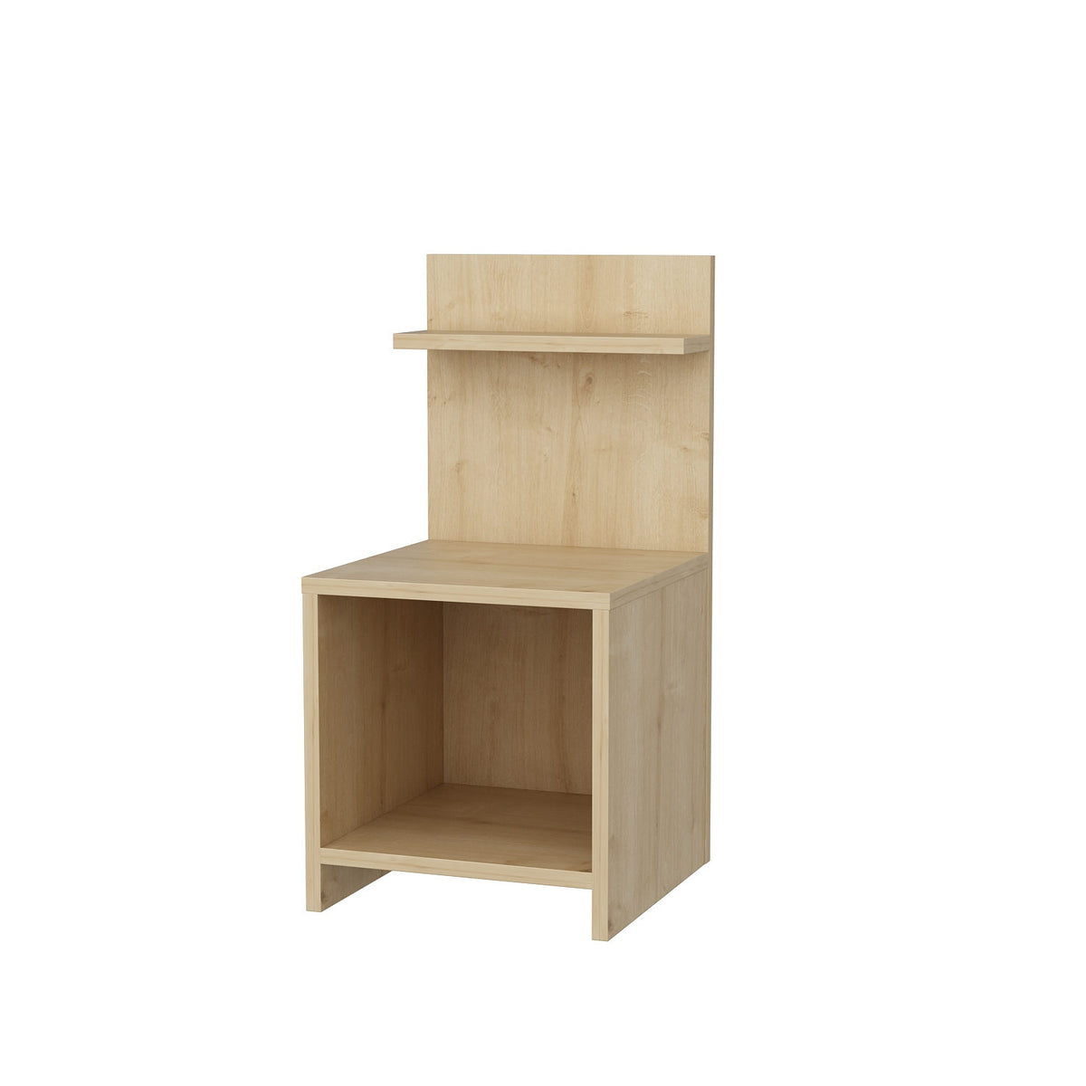 Κομοδίνο Frangista Δρυς 35.6x37.4x72 εκ. Μελαμίνης