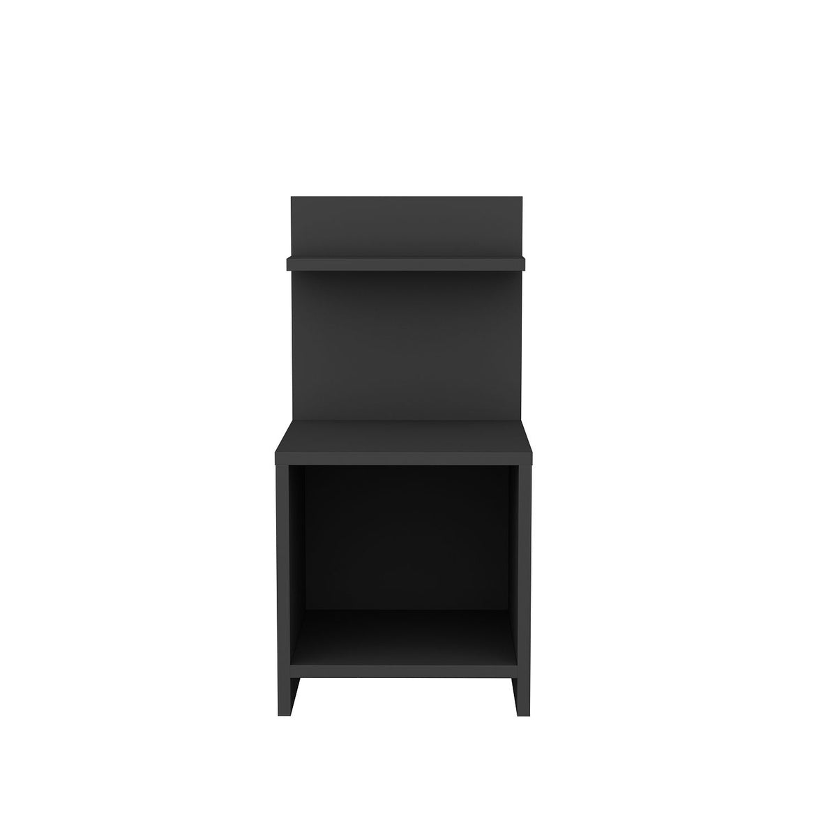 Κομοδίνο Frangista Ανθρακί 35.6x37.4x72 εκ. Μελαμίνης