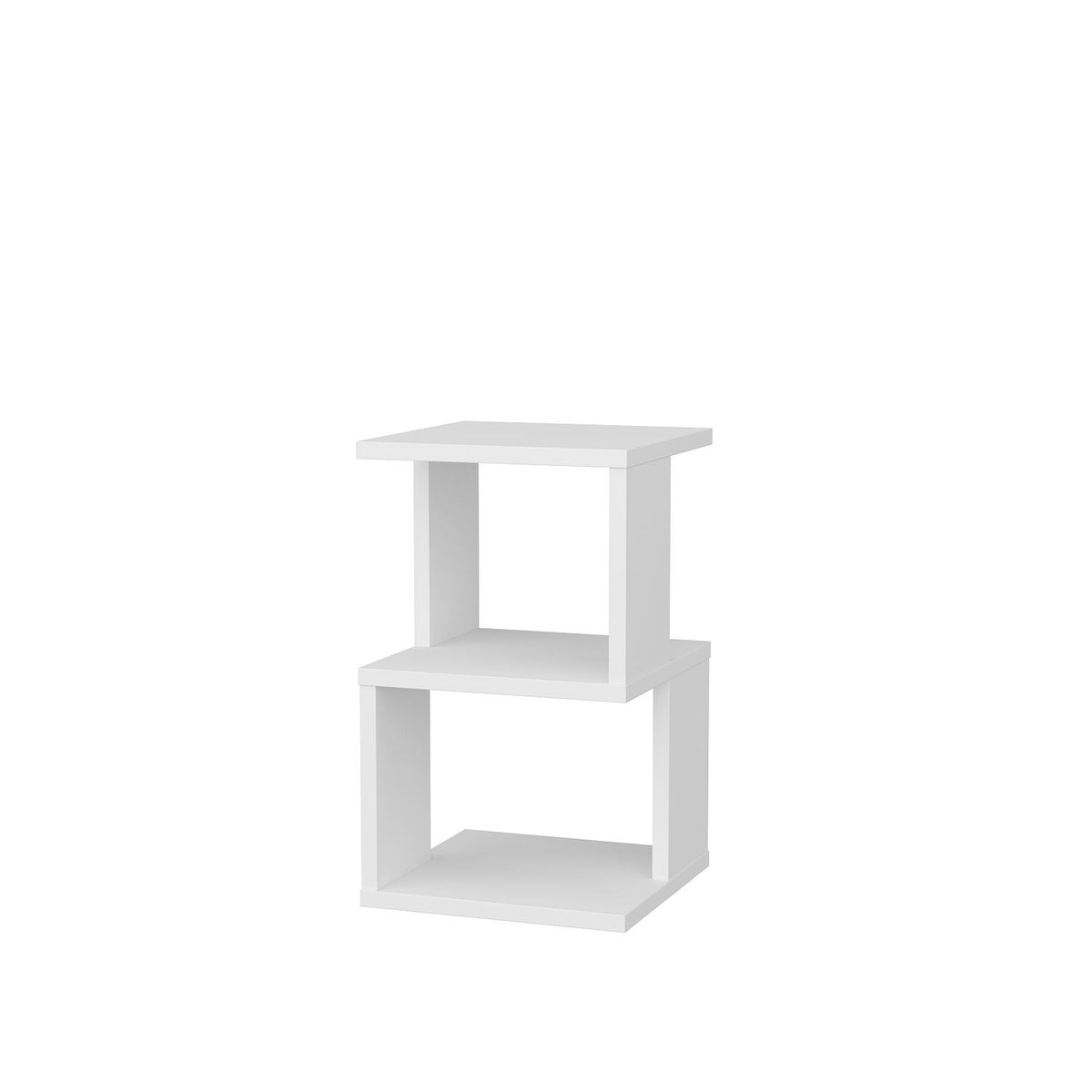 Κομοδίνο Ypati Λευκό 29.6x29.6x49.4 εκ. Μελαμίνης