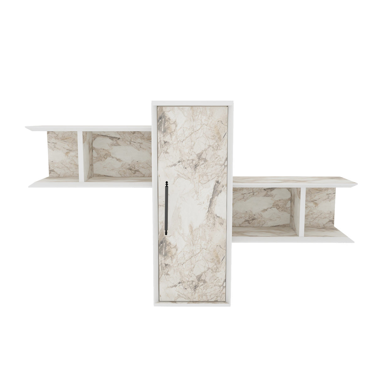Ράφι Τοίχου Matzourana Ephesus 118.6x35x51.8 εκ. Μελαμίνης