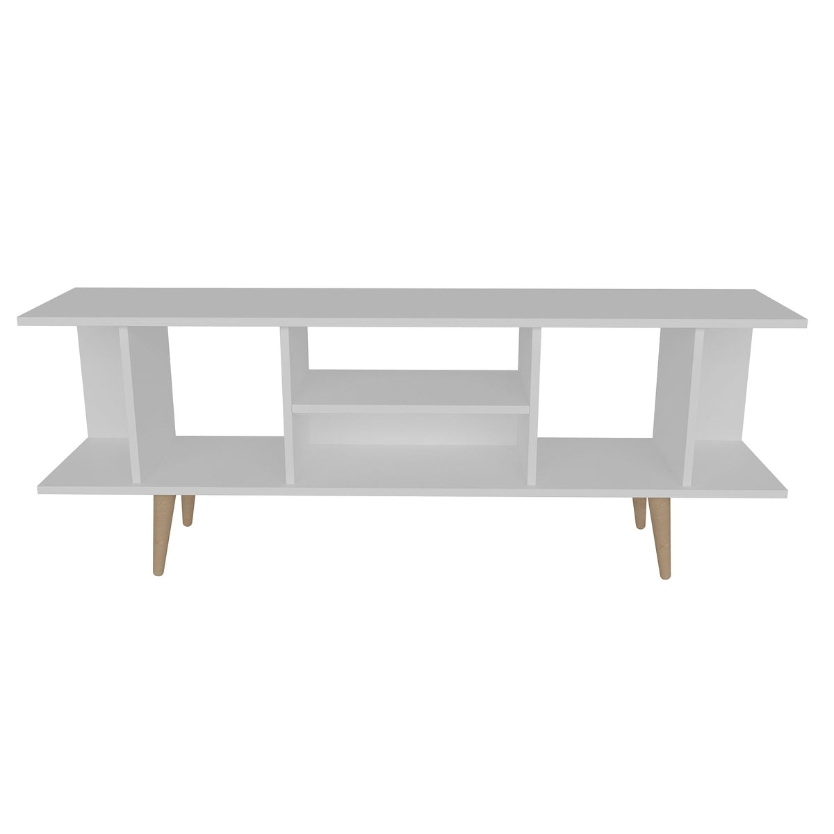 Έπιπλο Τηλεόρασης Zoumpoulo Λευκό 160x35x38.6 εκ. Μελαμίνης