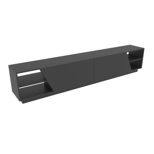 Έπιπλο Τηλεόρασης Lygaria Ανθρακί 240x37.1x47.4 εκ. Μελαμίνης