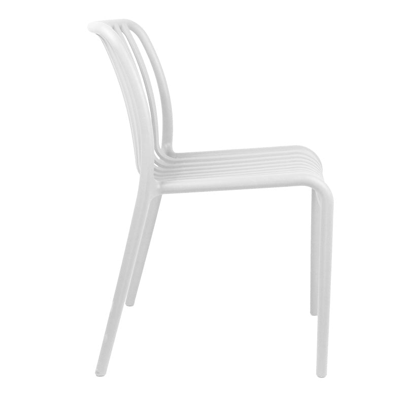 Καρέκλα Zoi  pp σε λευκή απόχρωση 42x58x79εκ - Image 4