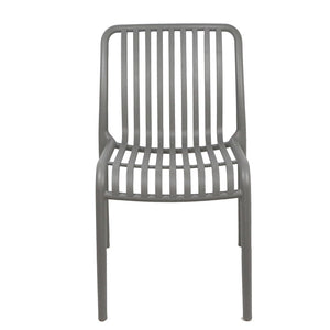 Καρέκλα Zoi  pp σε ανθρακί απόχρωση 42x58x79εκ - Pakobazaar