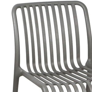 Καρέκλα Zoi  pp σε ανθρακί απόχρωση 42x58x79εκ - Pakobazaar