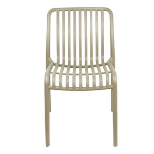Καρέκλα Zoi  pp σε απόχρωση cappucino 42x58x79εκ - Pakobazaar