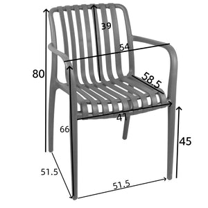 Πολυθρόνα Zoi  pp σε λευκή απόχρωση 58.5x54x80εκ - Image 7