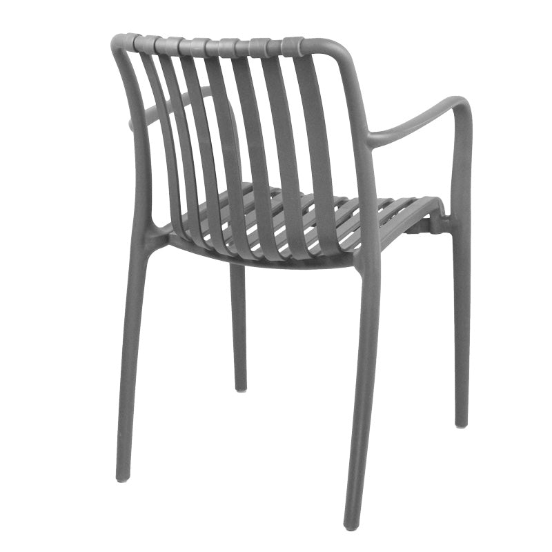 Πολυθρόνα Zoi  pp σε ανθρακί απόχρωση 58.5x54x80εκ - Pakobazaar