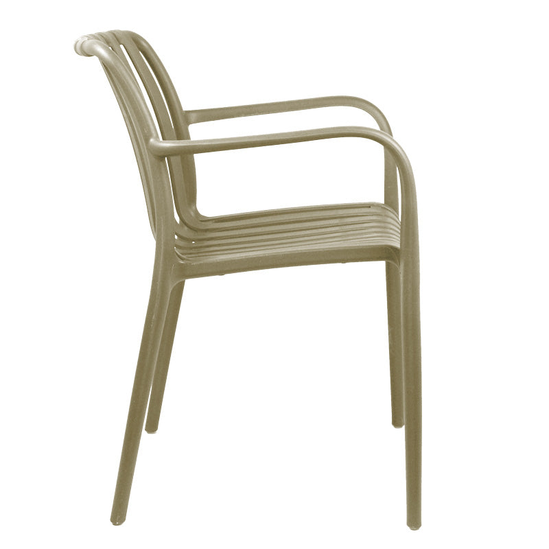 Πολυθρόνα Zoi  pp σε cappucino απόχρωση 58.5x54x80εκ - Image 3