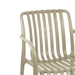 Πολυθρόνα Zoi  pp σε cappucino απόχρωση 58.5x54x80εκ - Pakobazaar