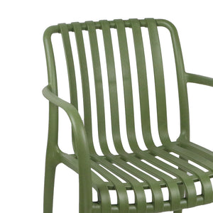 Πολυθρόνα Zoi  pp σε σκούρη πράσινη απόχρωση 58.5x54x80εκ - Pakobazaar