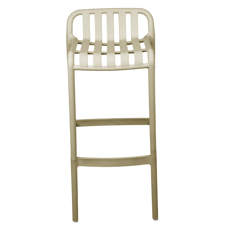 Σκαμπό μπαρ Zoi  pp σε απόχρωση cappucino 36x56x87εκ - Pakobazaar