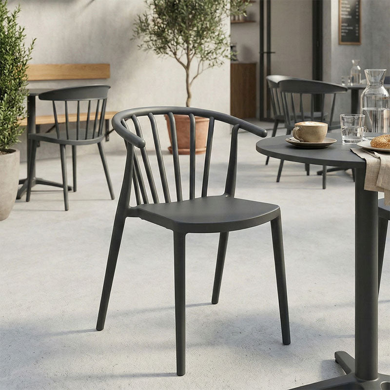 Πολυθρόνα Zelma  pp σε ανθρακί απόχρωση 55x53x73εκ - Pakobazaar