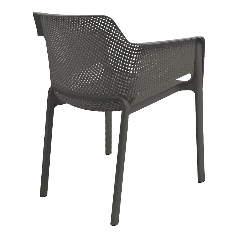 Πολυθρόνα Oviez  pp σε ανθρακί απόχρωση 59x58x79εκ - Pakobazaar