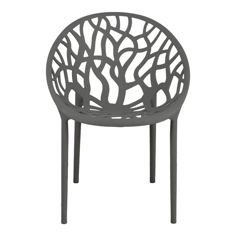 Πολυθρόνα Daren  pp σε ανθρακί απόχρωση 59x60x79,5εκ - Pakobazaar