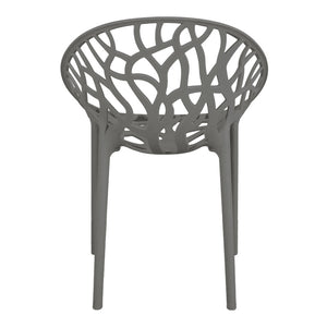 Πολυθρόνα Daren  pp σε ανθρακί απόχρωση 59x60x79,5εκ - Pakobazaar